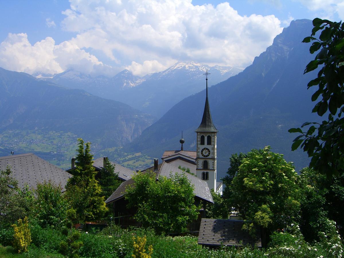 Bergquell Haus D Apartamento Blatten bei Naters Exterior foto