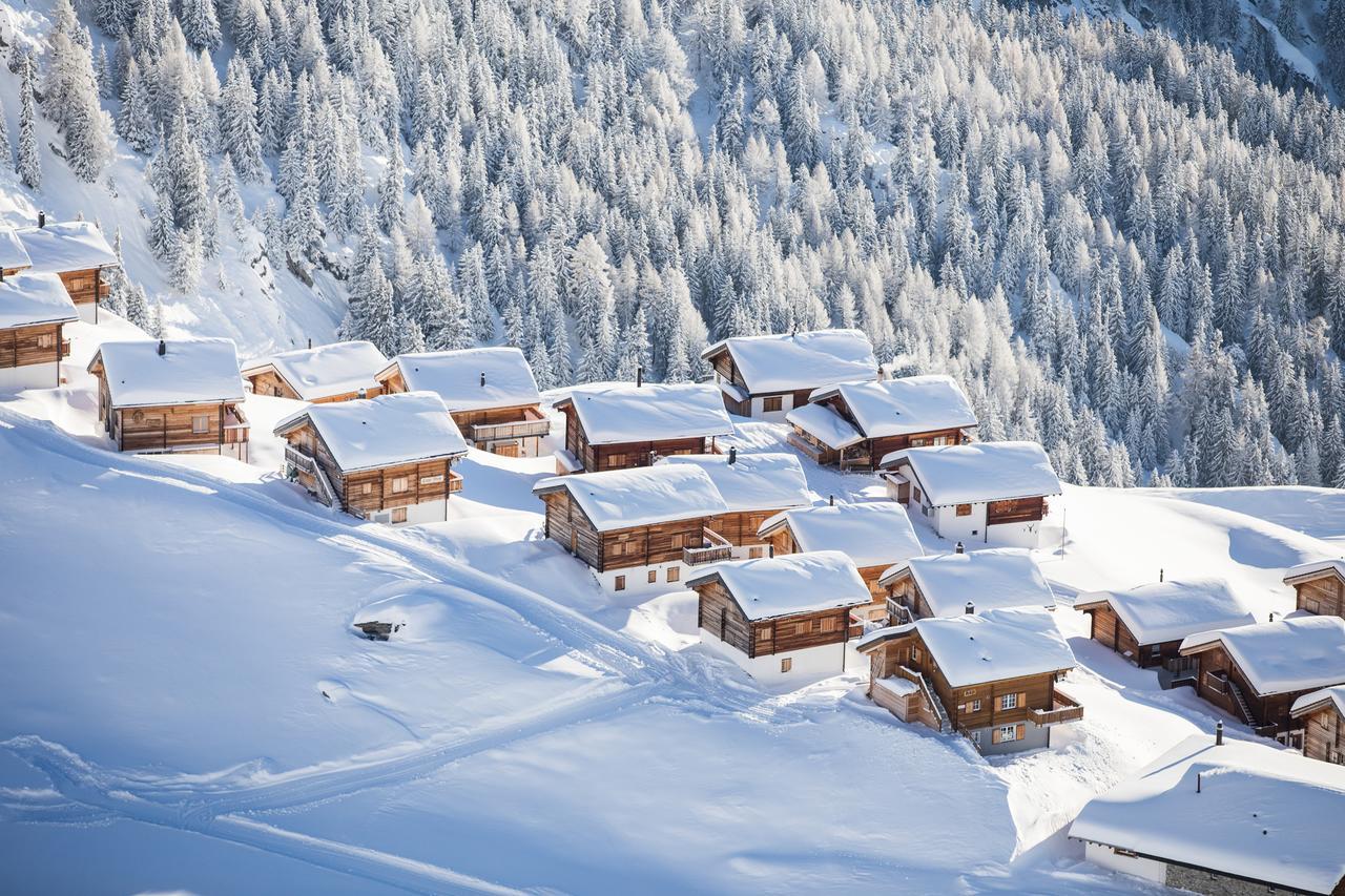 Bergquell Haus D Apartamento Blatten bei Naters Exterior foto